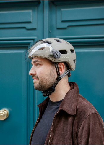 Casque vélo Quartz Visor Led USB - Cairn