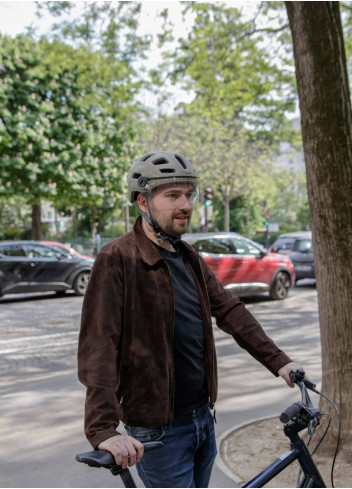Casque vélo Quartz Visor Led USB - Cairn