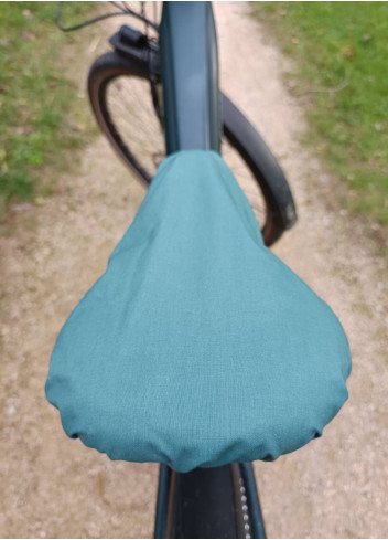 Waterproof saddle cover made in France - Suzon Suzette - Végétal / Vert