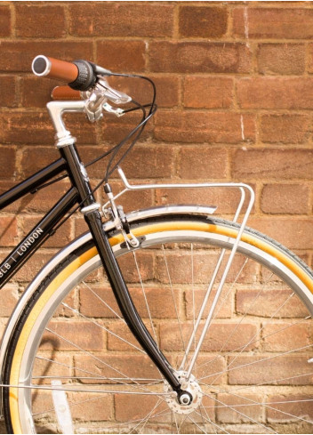 Porte-bagages Avant Pliable Vintage Pour Vélo Début 1900 - Gris, D'occasion Fonctionnel