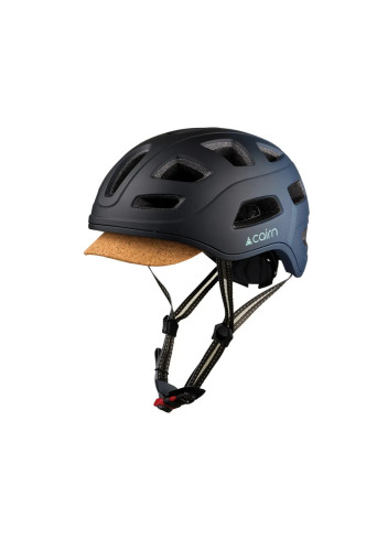 Lightweight, ventilated urban bike helmet with LED - CAIRN - Night Sky