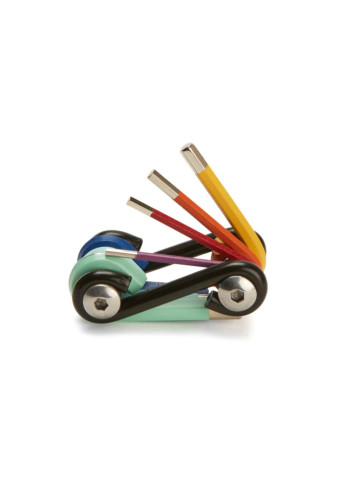 Mini multi-outils vélo multicolore - Kikkerland