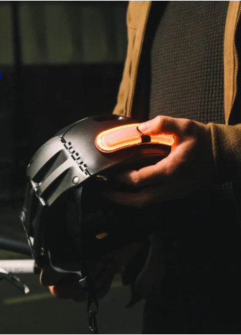 Eclairage clignotant pour casque - Overade