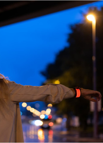 Bracelet rétroviseur et clignotants - Rainjoy