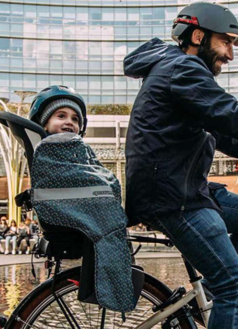 Couverture hiver enfant vélo Opossum - Tucano Urbano