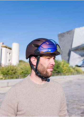 Casque visière avec LED et kit hiver - Elvish Casque visière avec LED et kit hiver - Elvish