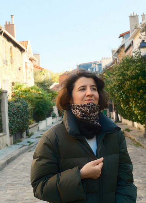 Leopard Fleece Neck Warmer - Cairn