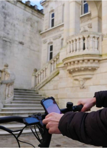 Support téléphone vélo inclinable - HAPOG