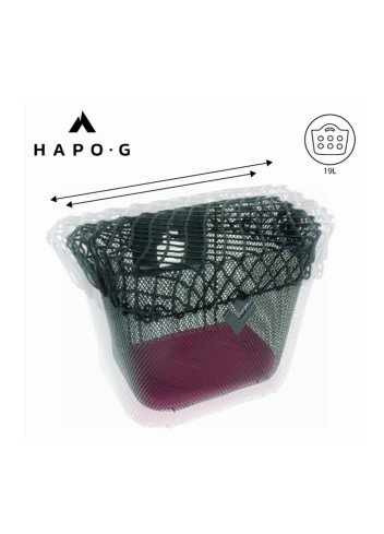 Protective net for bicycle basket - Hapo G
