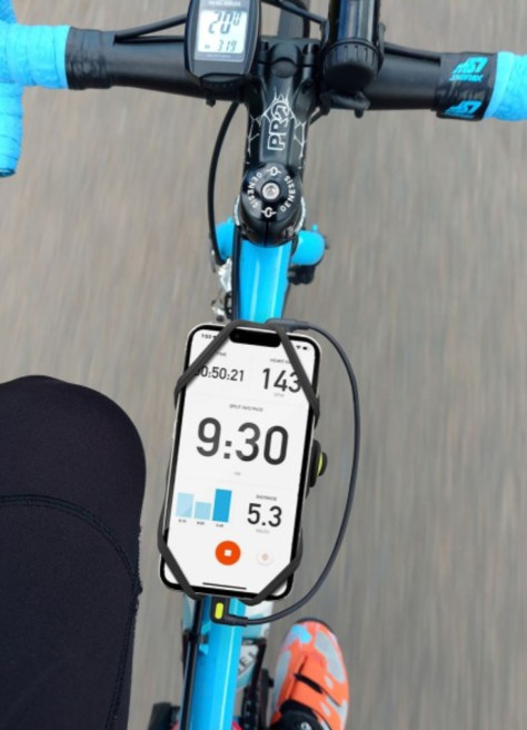 Smartphone and bike battery mount - Bone