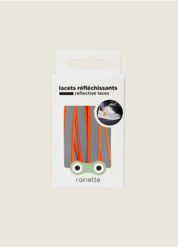 Lacets réfléchissants - Rainette - Orange