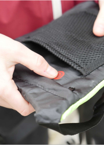 Fluorescent vest with LED indicators - Coolride