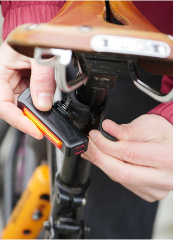 Eclairage arrière vélo USB - Coolride