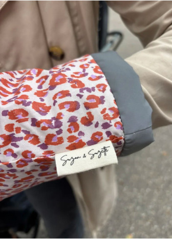 Waterproof lined bike sleeves made in France