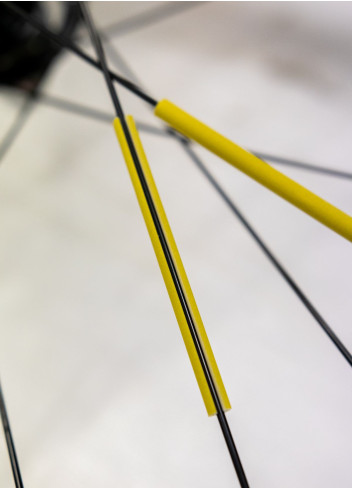 Bicycle spoke reflectors - JE SUIS À VÉLO - Gold