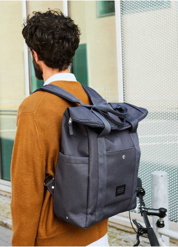 Sac à dos vélo porte-bagages XL - WGS - Navy