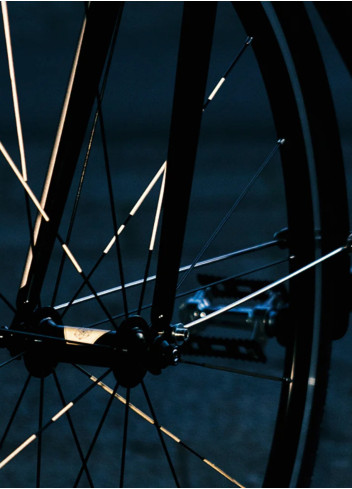 Bicycle rack stickers - Reflective Berlin