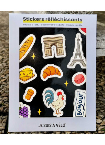 copy of Small reflective rainbow stickers - Tree frog - cocorico