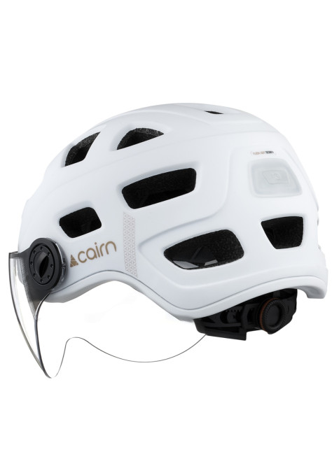 Casque vélo Quartz Visor Led USB - Cairn