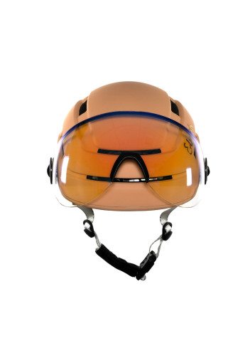 Helmet with visor, LEDs, and winter kit - Elvish