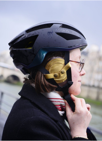 Leather earmuffs - Atelier Gwennili