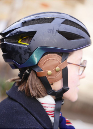 Leather earmuffs - Atelier Gwennili