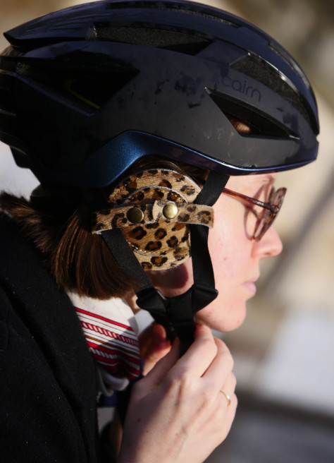 Leather earmuffs - Atelier Gwennili