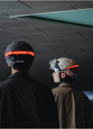 Casque de vélo lumineux - Abus
