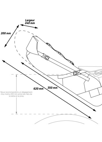 Sacoche de selle bikepacking 11L/17L - Zéfal