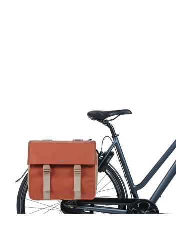 48/53L double bike bag - Basil