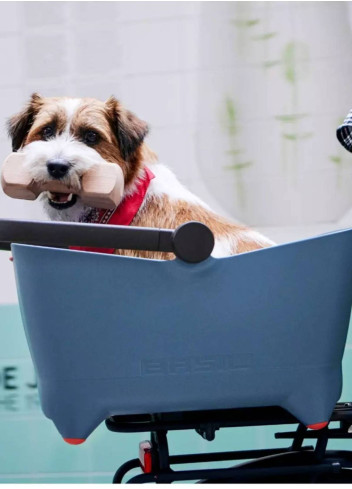 Rear bike basket for dogs up to 15 kg - Basil