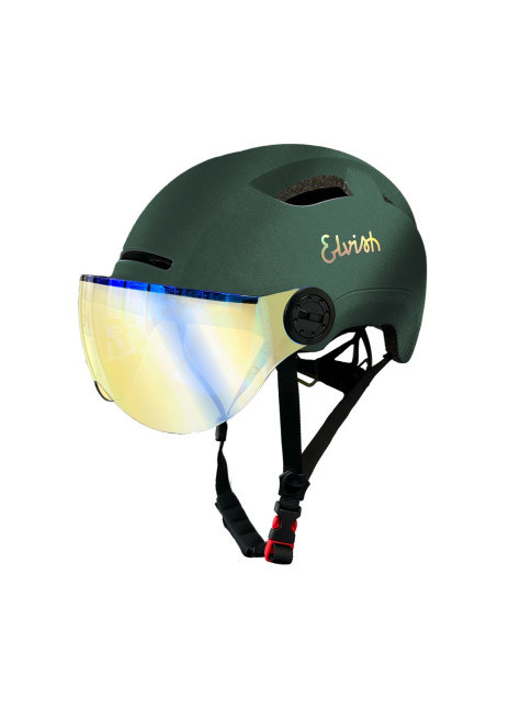 Urban helmet with visor and lighting - Elvish