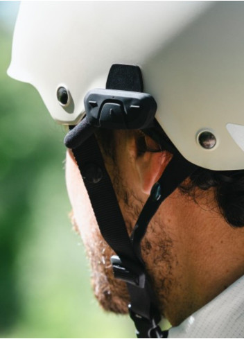 Universal Bluetooth hands-free kit for bicycle helmets