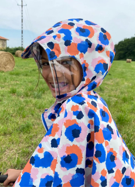 Cape de pluie vélo enfant - Temps des Grenouilles