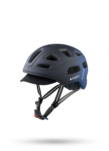 Lightweight, ventilated urban bike helmet with LED - CAIRN