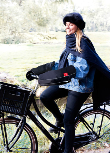 Manchons vélo fourrés à motifs - WOBS