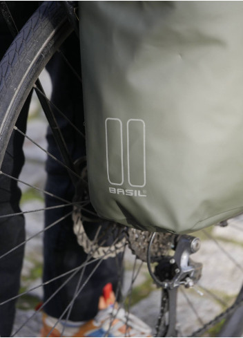 City rear bag - Basil