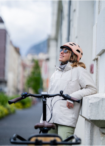Casque vélo urbain léger et aéré avec LED - CAIRN