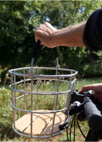 Removable front bike basket with mount - HAPO G