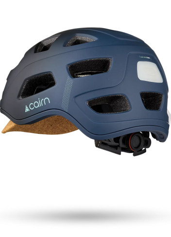 Casque vélo urbain léger et aéré avec LED - CAIRN - Night Sky