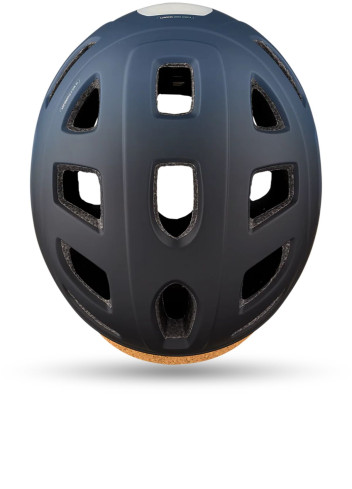 Casque vélo urbain léger et aéré avec LED - CAIRN - Night Sky