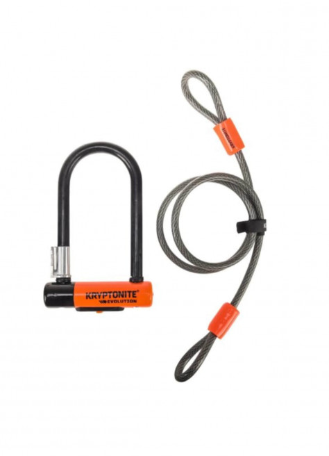 Antivol U 7/10 Evolution avec câble - Kryptonite