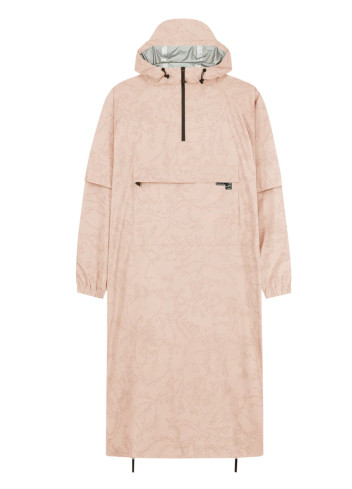 Poncho à manches cycliste urbain - Maium - Rose