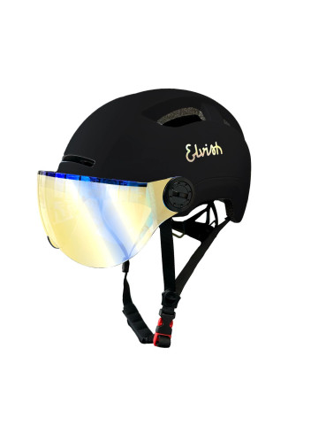 Urban helmet with visor and lighting - Elvish
