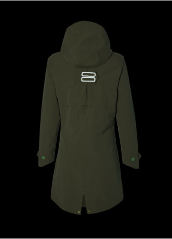 Parka imperméable femme Mosse - Basil