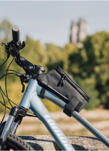 Sacoche de tube avec support téléphone - Zéfal
