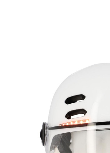 Casque urbain lumineux avec visière - Optimiz