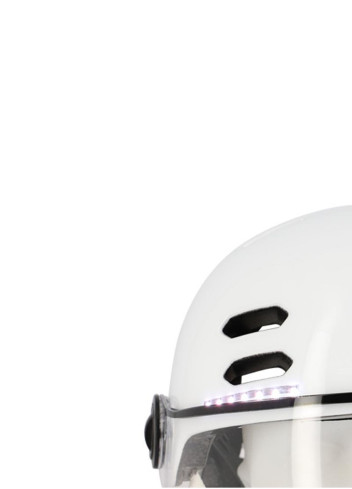Casque urbain lumineux avec visière - Optimiz