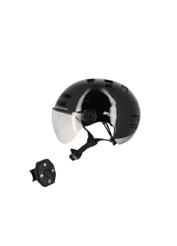 Casque urbain lumineux avec visière - Optimiz