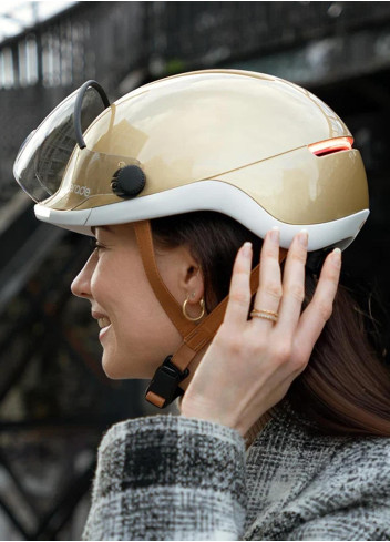 Casque lumineux clignotants avec visière - Overade